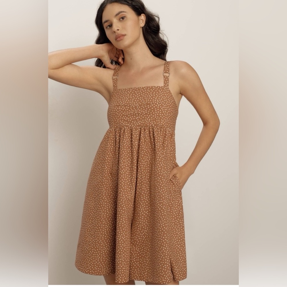 Brown Polka Dot Dress